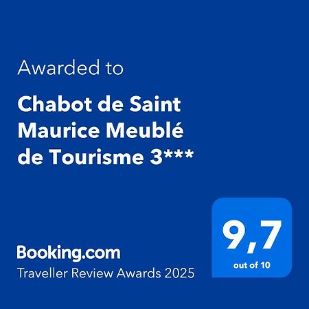 Chabot De Saint Maurice Meuble De Tourisme 3*** Apartment Chambery Exterior photo